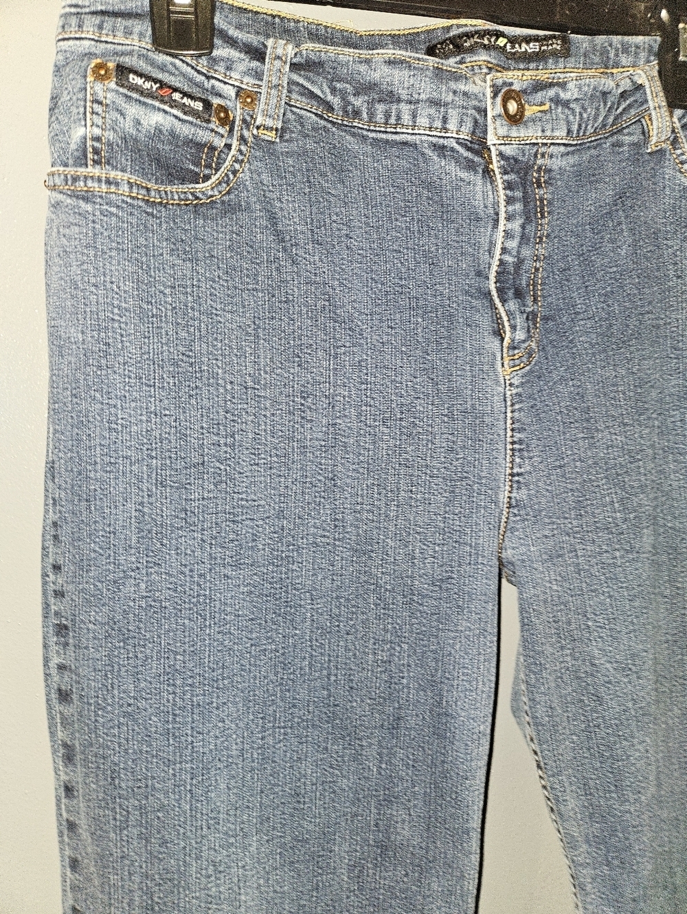 DKNY Womans Blue Bootcut Jeans Size 16R - Picture 7 of 13